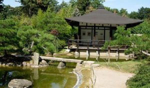 Как сделать беседку в японском саду
